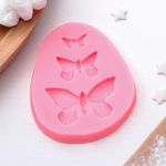 Молд 7,5х6х1 см, Бабочки