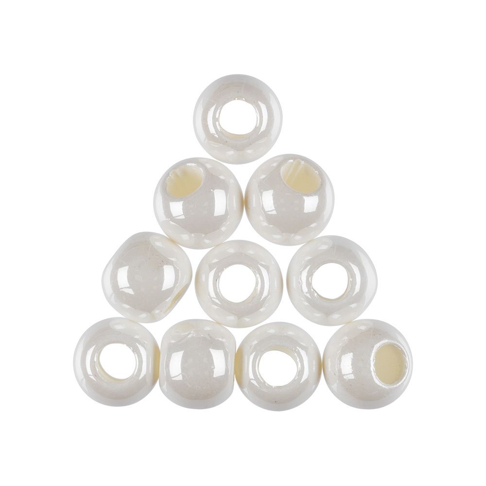 Бусины пластик ⌀12 мм, 50 шт (5х10 шт), №01, Zlatka JCB-03