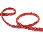 Тесьма декоративная Gamma Шанель GSH-10 8.5-10 мм, 33 м,±0.5 м, 123 коричнево-бордовый