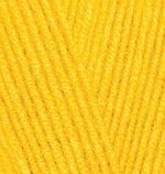 Пряжа Alize (Ализе) Lana Gold Fine / уп.5 мот. по 100 г, 390м, 216 желтый A