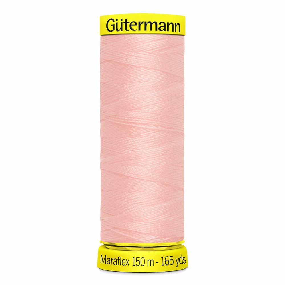 Нитки для трикотажа Gutermann Maraflex, 150м, 659 св.персиково-розовый, 5 катушек