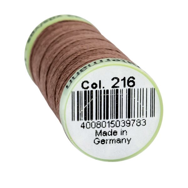 Нитки отделочные Gutermann Top Stitch, 30м, 216 капучино, 5 катушек
