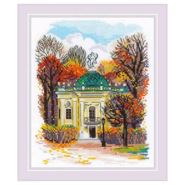 Набор для вышивания нитками Риолис, Усадьба Кусково. Эрмитаж 21х27см