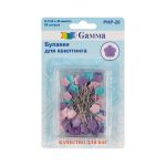 Булавки для квилтинга сталь 46 мм, 60 шт, в пластиковой коробке, Gamma PHP-20