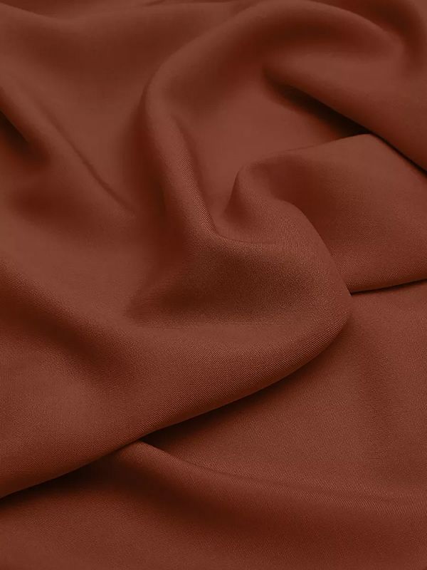 Штапель 110 г/м², 145 см / 2 метра, TBY-Vi-30-34.2, цв.34 кирпичный