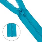 Молния трактор Arta Т6 (6 мм) 1 зам., разъем., 40 см, (2076), A046 бирюзовый, НОВЫЙ МАТОВЫЙ ЗАМОК, уп.5 штук