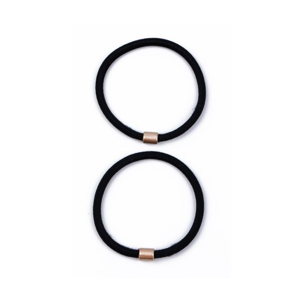 Набор резинок для волос 10 шт (5х2 шт), №01 чёрный, Cherry Mary VR07067