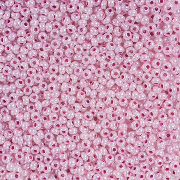 Бисер Preciosa эффект алебастра с блест.покрытием и цв. центром 10/0 (2.3 мм), 100 г (5х20 г), цв. 37325