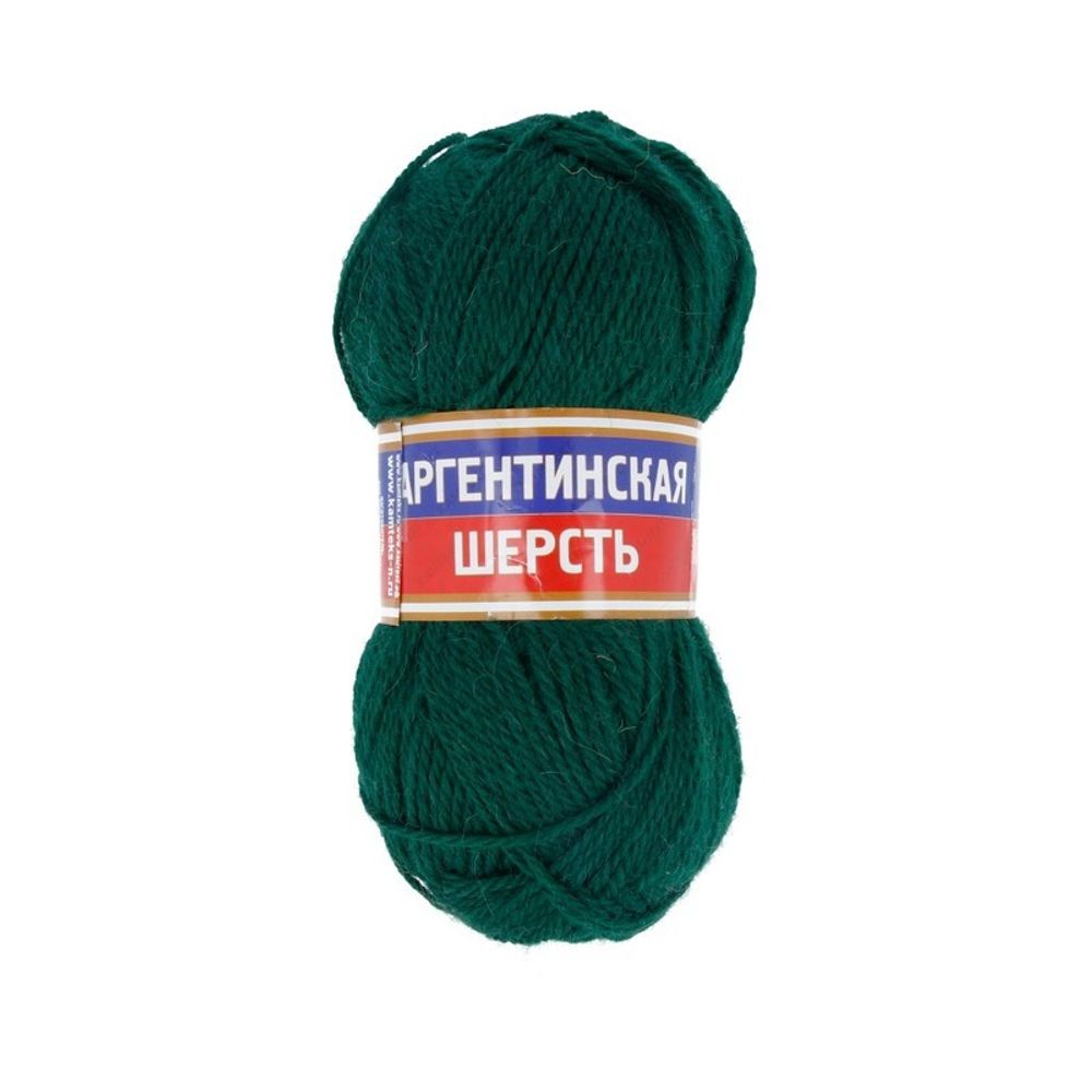 Пряжа Камтекс Аргентинская шерсть / уп.10 мот. по 100 г, 200 м, 110 зелёный Пряжа Камтекс Аргентинская шерсть / уп.10 мот. по 100 г, 200 м, 110 зелёный