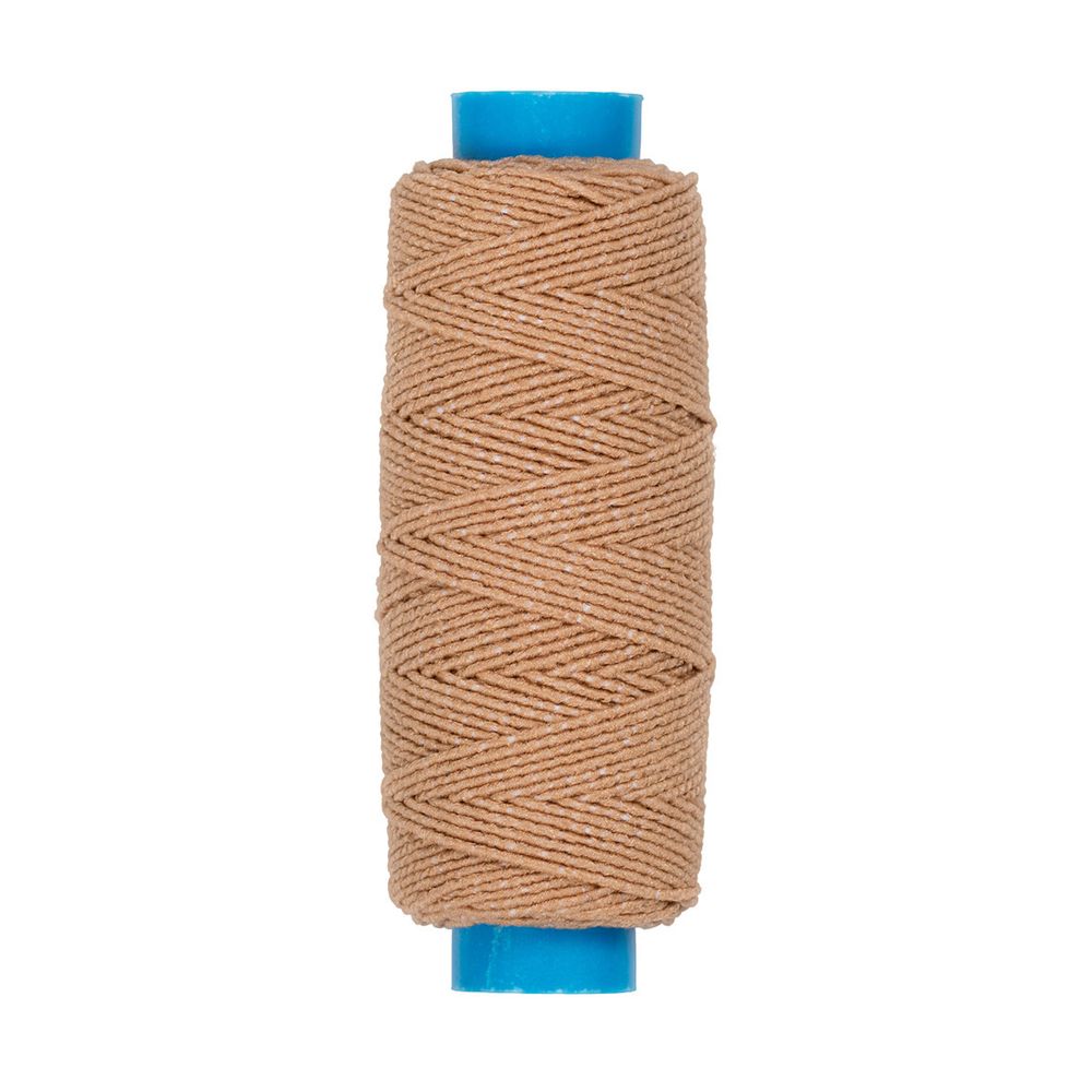 Нитки спандекс ⌀0.6 мм, набор 10 катушек по 25 метров, 480 т.бежевый, Gamma ET-10