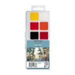 Краска акварель без кисти 12 цв, Аква-колор JIV-W12