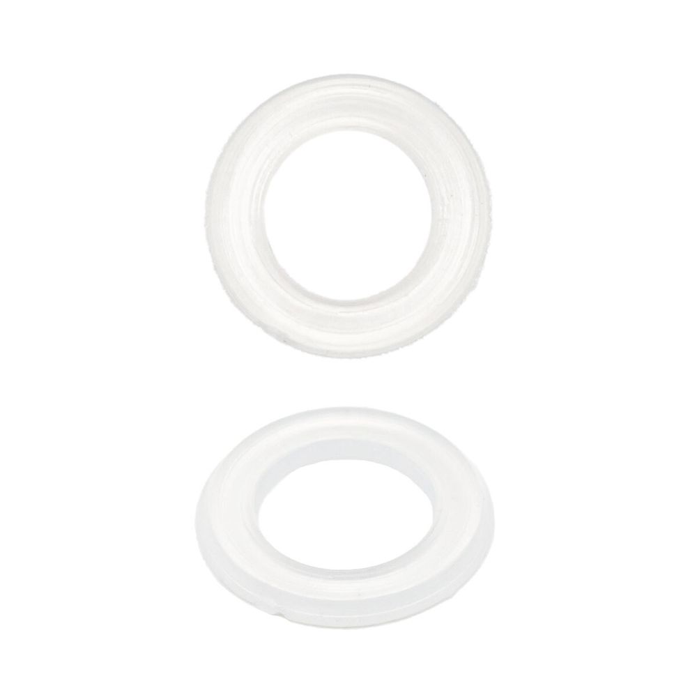 Кольцо пластик под люверс ⌀5,5 мм, ⌀6мм прозрачный, 1000 шт