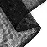 Сетка для бейсболок жесткая 70 г/м², 150 см / 1 метр, TBY.102-1.1, цв.черный