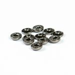 Часть кнопки Альфа (S-образная) ⌀11.5 мм (B-часть), 5 темное серебро, 100 шт, BIG