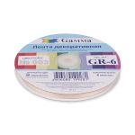 Лента репсовая (в рубчик) 6.0 мм / 45.5 метра, 003 св. бежевый, Gamma GR-06