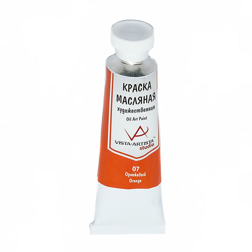 Краска масляная 45 мл, 3 шт, 07 Оранжевый (Orange), Vista-Artista VAMP-45