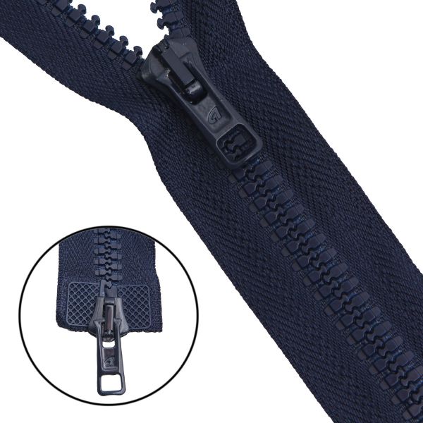 Молния трактор Arta Т6 (6 мм) 2 зам., разъем., 75 см, ОПТ. УП. 25 ШТ., 044 т.синий