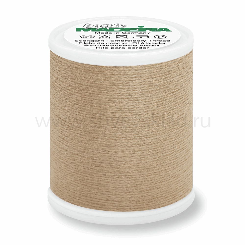 Нитки вышивальные шерсть Madeira Lana №12, 200 м, цв. 3841, 9312, 5 катушек