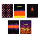 Тетрадь ученическая общая, неоновая краска, A5+ 48 л. на скобе, белизна 100%, 10 шт, клетка, 000324 Огонь!, Светоч 48ТСК5_9_3_1