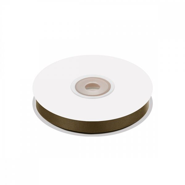 Лента репсовая (в рубчик) 10.0 мм / 22.8±1 метра, 814 коричневый, Magic4Hobby