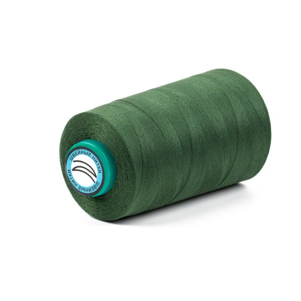 Нитки универсальные Nitka 40/2, 4570 м (5000 ярд) / 1 кат., 221 т.зеленый