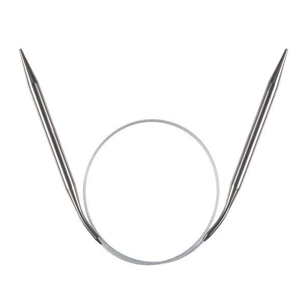 Спицы круговые металл ⌀6.0 мм, 50 см, 1 шт, с металлической леской, Gamma MKJ