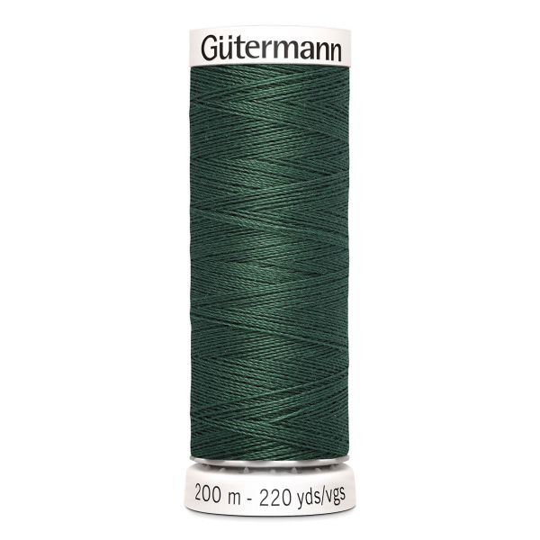 Нитки универсальные Gutermann Sew-all, 200м, 302 пыльно серо-зеленый, 5 катушек