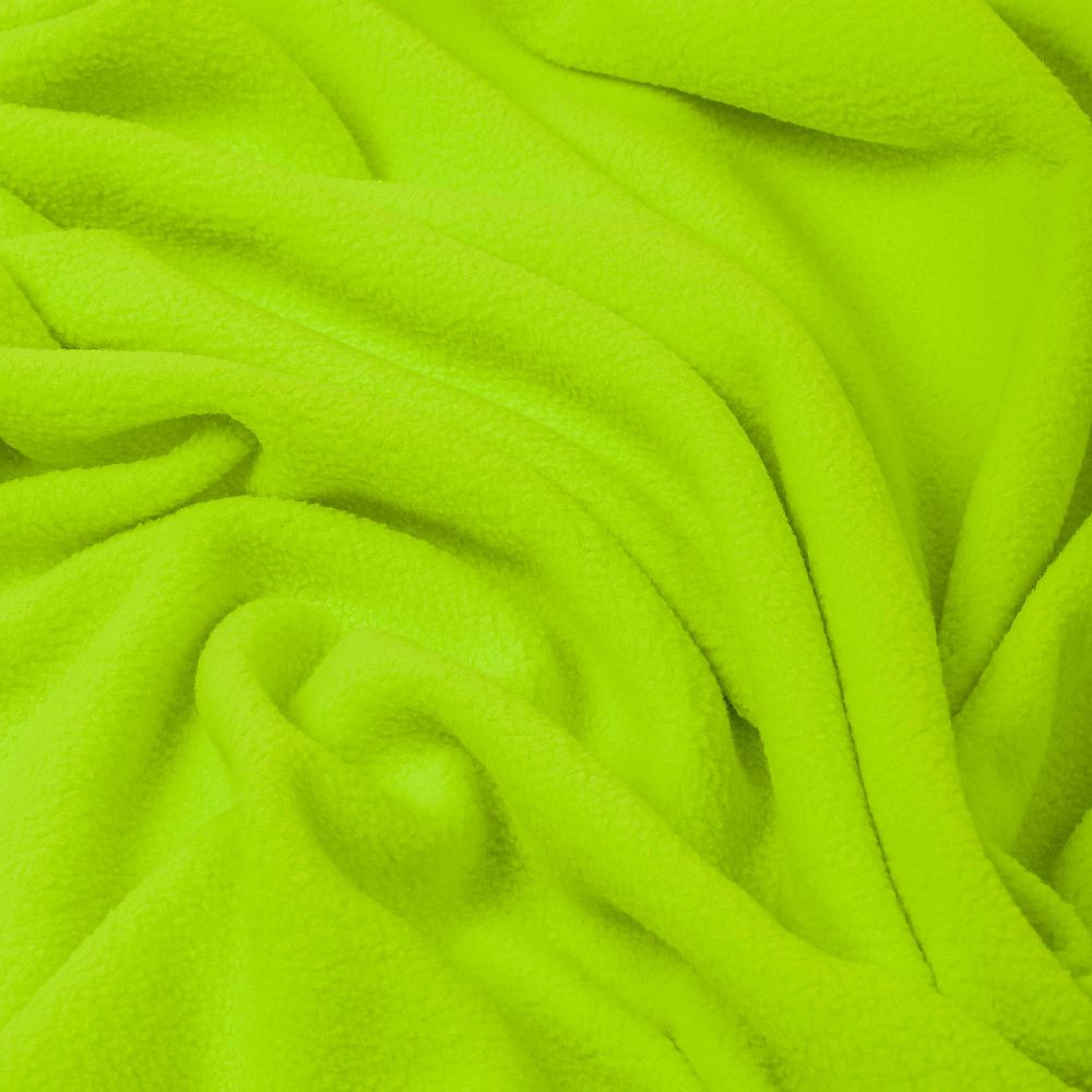 Флис 2-сторонний 190 г/м², 150 см / 2 метра, TBY-0059-229.2, цв.F229 неон желтый
