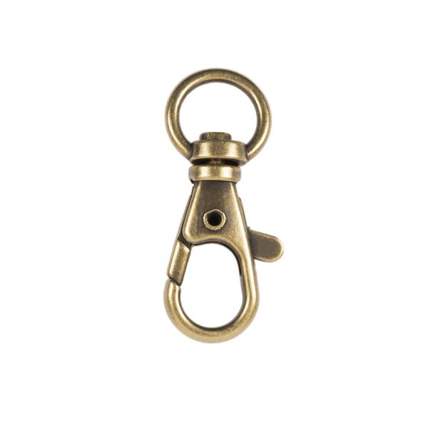 Карабин металл 12.0 мм (42х17 мм), 10 шт, 24 под бронзу, Gamma GH 102/12/10