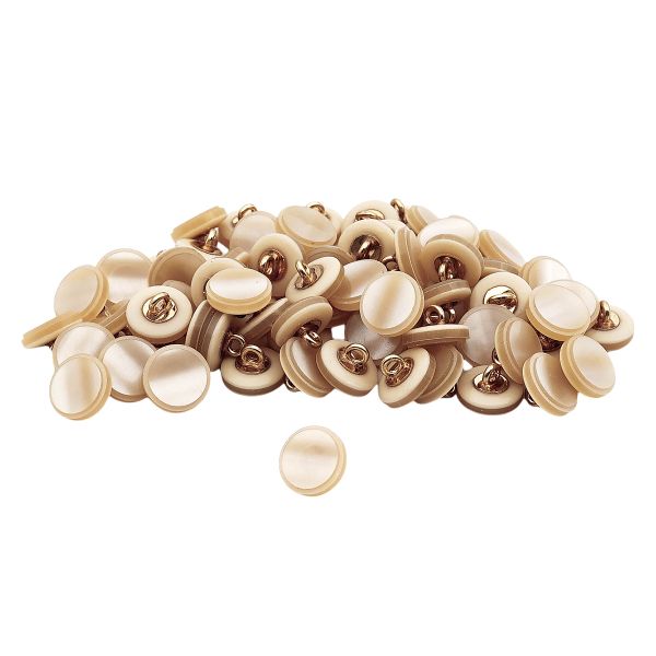 Пуговицы на ножке 18L (11мм), пластик (col.13 бежевый), CN_2841, 72 шт