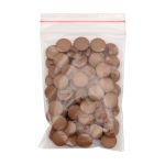 Пуговицы на ножке 18L (11мм), пластик (Brown (коричневый)), NE68, 72 шт