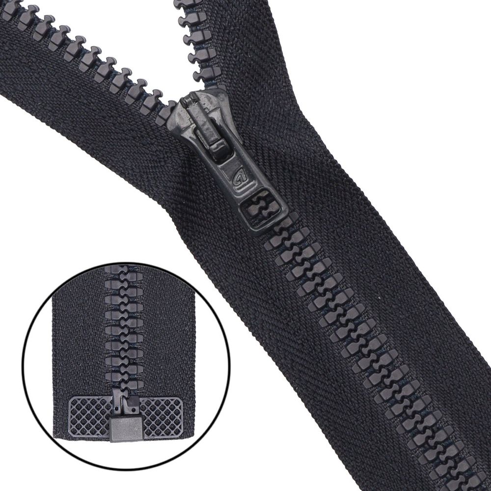 Молния трактор Arta Т6 (6 мм) 1 зам., разъем., 65 см, цв. 118 индиго, 5 шт