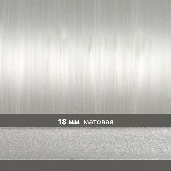 Резинка силиконовая (лента) 18.0 мм / 10 метров, толщ. 0.28.0 мм, матовая, 38005