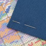 Набор для вышивания нитками Овен, Рождественский ангел 25х25см