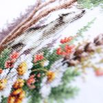 Набор для вышивания нитками Чудесная игла, Дух летнего леса 17х27 см