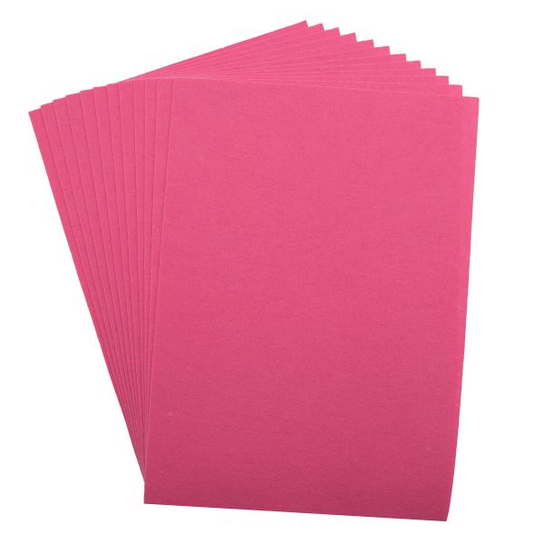 Фетр листовой жесткий 1.0 мм, 20х30см, 12 шт, Astra&Craft, 9 розовый
