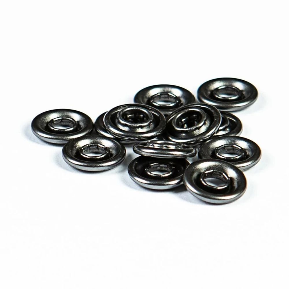 Часть кнопки рубашечной ⌀11 мм (B-часть), чер.никель, 100 шт, S090528, BIG