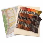 Набор для вышивания нитками Hobby&Pro, Осенний гость, 48х30 см