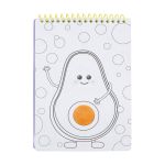 Блокнот-раскраска А5 с объемной аппликацией "Пушистик" на гребне, 20 л