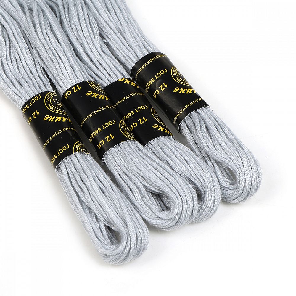 Мулине ПНК им.Кирова цв.7201 серый 24х8м С-Пб