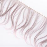 Трессы для кукол 15 см, 100 см, 22 г, 39 серый, розовый, HobbyBe HAR-15