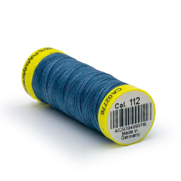 Нитки для трикотажа Gutermann Maraflex, 150м, 112 серо-синий джинс, 5 катушек