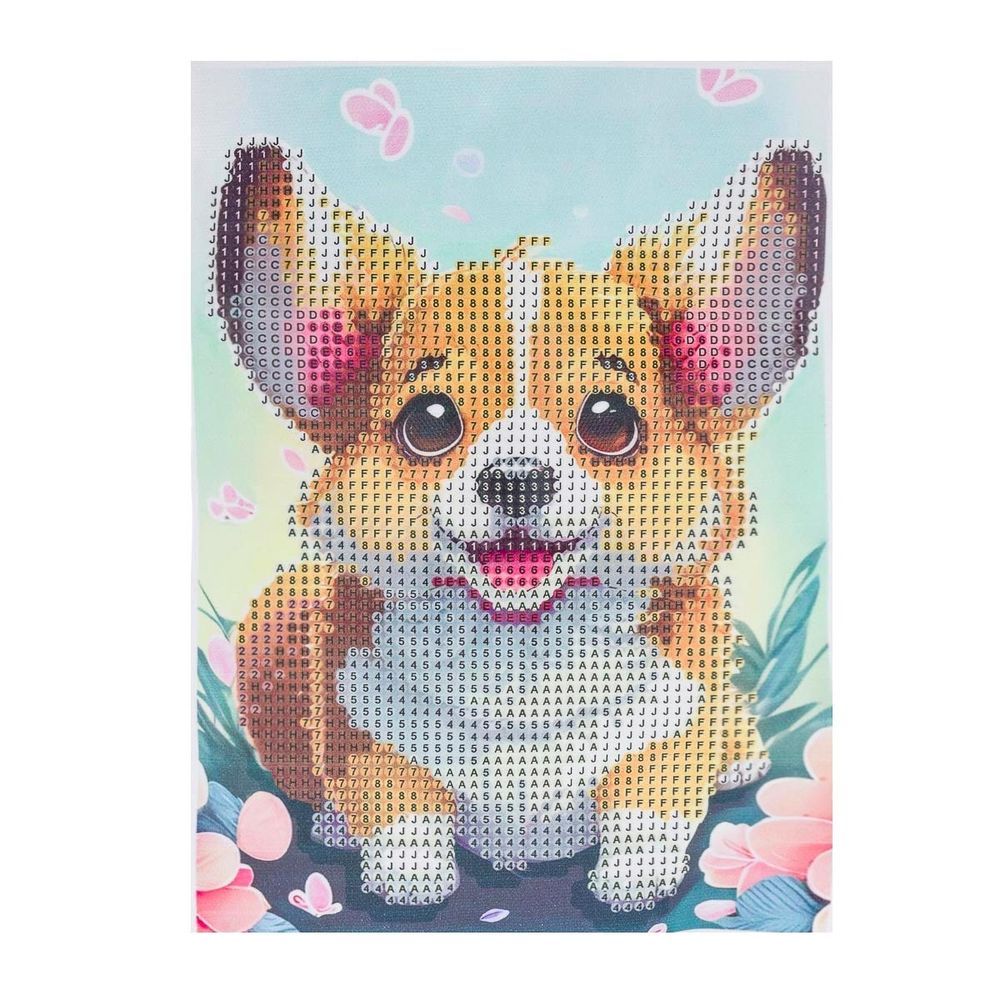 Алмазная (кристальная) мозаика Арт Узор, Малыш корги 15х21