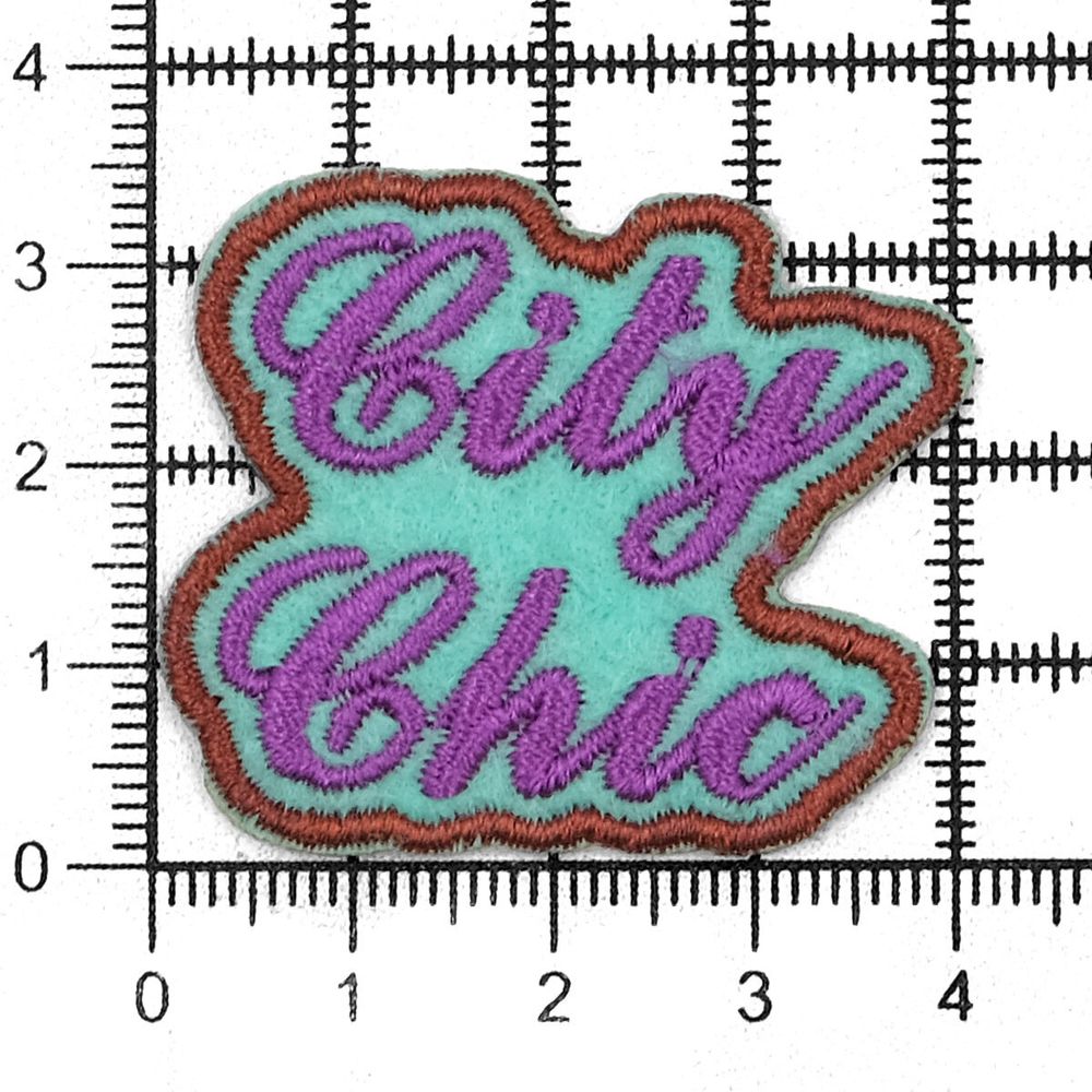 Термоаппликация City Chik, 4.8х3.4см, Hobby&Pro