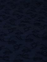 Ткань шитьё (прошва) 100 г/м², 150 см / 2 метра, TBY.Emb.8067.16, 16 т.синий