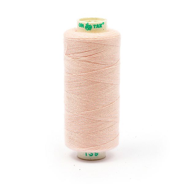 Нитки швейные бытовые Dor Tak 40/2, 366 м / 10 кат., 139 св.розовый