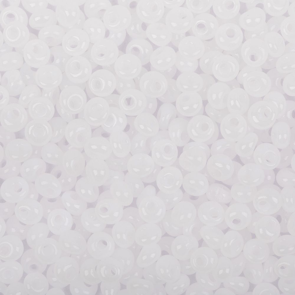 Бисер Preciosa Drops 05/0, 4.5 мм, 50 г, 02090 белый, 311-11001