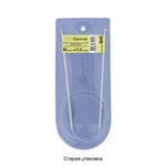 Крючок циркулярный для вязания металл ⌀3.5 мм, 80 см, в чехле, Gamma SH2