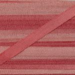 Лента (тесьма) шелковая 4.0 мм / 9.1±0.5 метров, M129 т.розовый/розово-бежевый, Gamma SRM-4