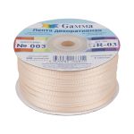 Лента репсовая (в рубчик) 3.0 мм / 91.44 метра, 003 св. бежевый, Gamma GR-03